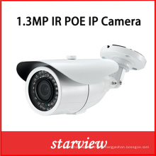 1.3MP IP Poe IR impermeable CCTV seguridad Bullet cámara de red